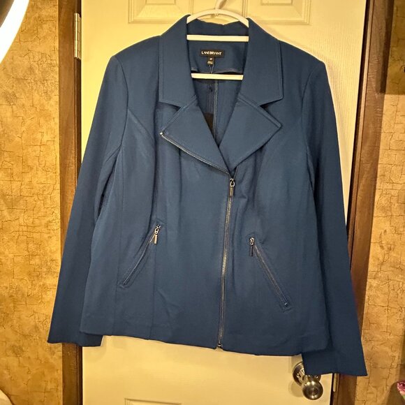 Lane Bryant Double-Breasted Blazer/Jacket. Royal Blue. Size 22. NWT. (1086) - Picture 1 of 6
